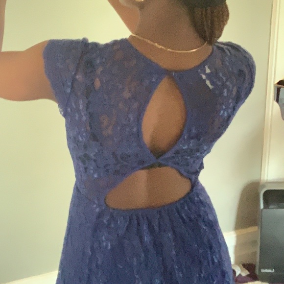 Charlotte Russe royal blue lace dress - Picture 2 of 5